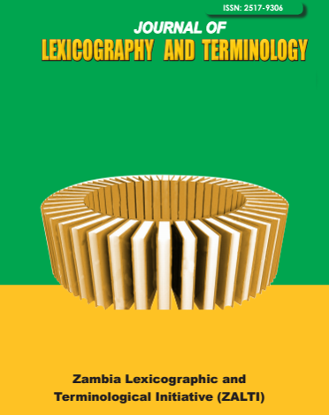 Second issue of the Journal of Lexicography and Terminology volume 1 issue 2 of 2017